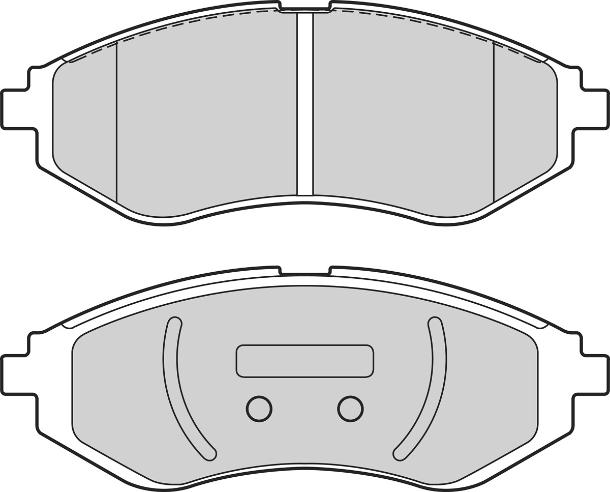 Jeu de 4 plaquettes de frein VALEO ref. 302724